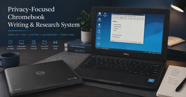 From Unsupported Chromebook to Focused Writing System