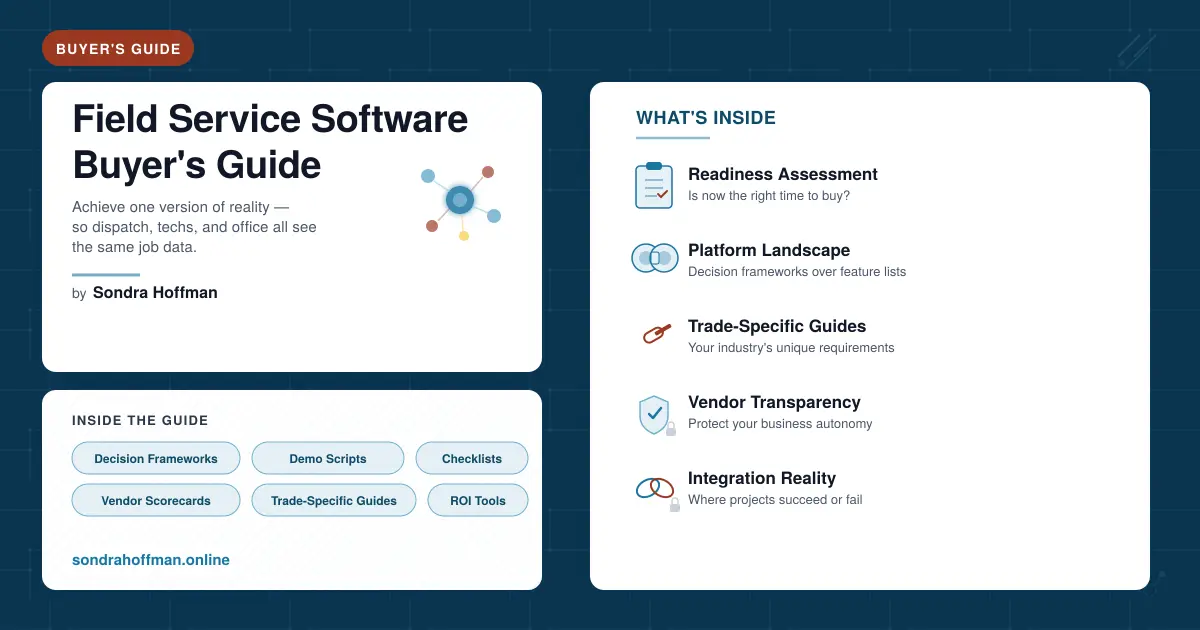 Field Service Software Buyer's Guide